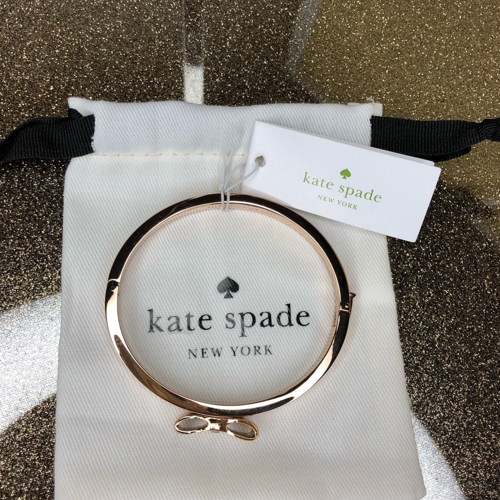 🎁 Kate spade ready set bow rose gold bracelet - Picture 5 of 7